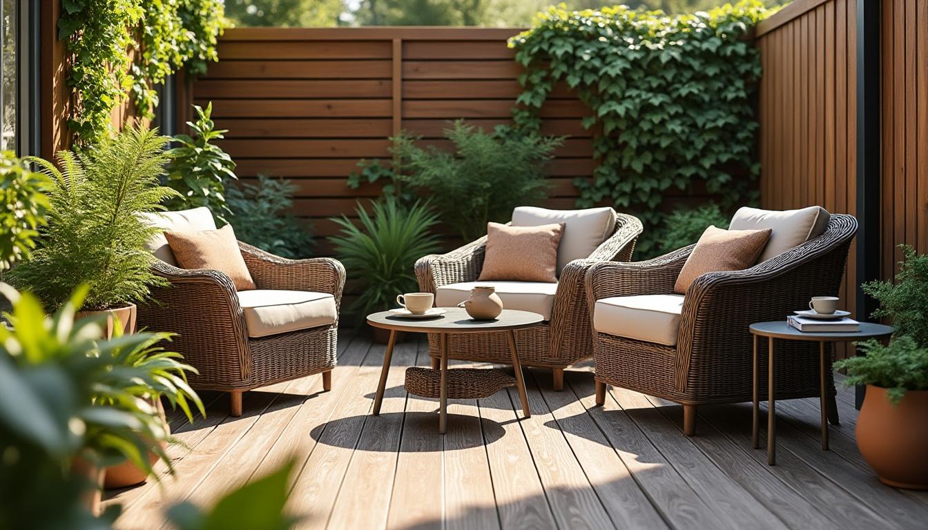 découvrez des idées inspirantes de brico déco pour transformer votre jardin ou balcon en un véritable havre de paix. améliorez votre espace extérieur avec des conseils pratiques et créatifs pour embellir chaque recoin.
