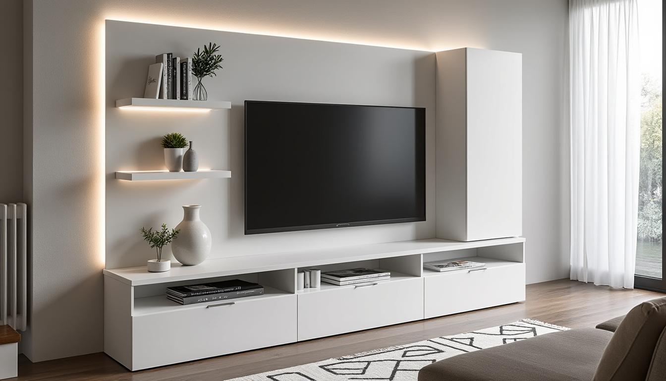 découvrez les avantages d'un meuble tv d'angle conforama ! optimisez votre espace avec un design moderne et pratique. apprenez pourquoi ce choix est supérieur aux meubles classiques, alliant fonctionnalité et style pour une expérience de divertissement inégalée.