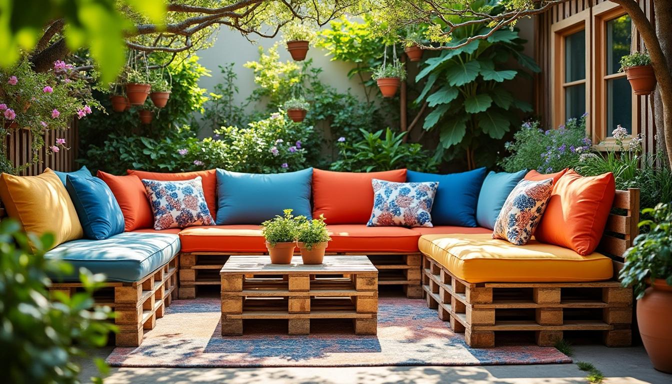 découvrez des idées simples et créatives pour transformer des palettes en éléments déco bohèmes et tendance. inspirez-vous de nos astuces faciles à réaliser pour personnaliser votre intérieur avec style !