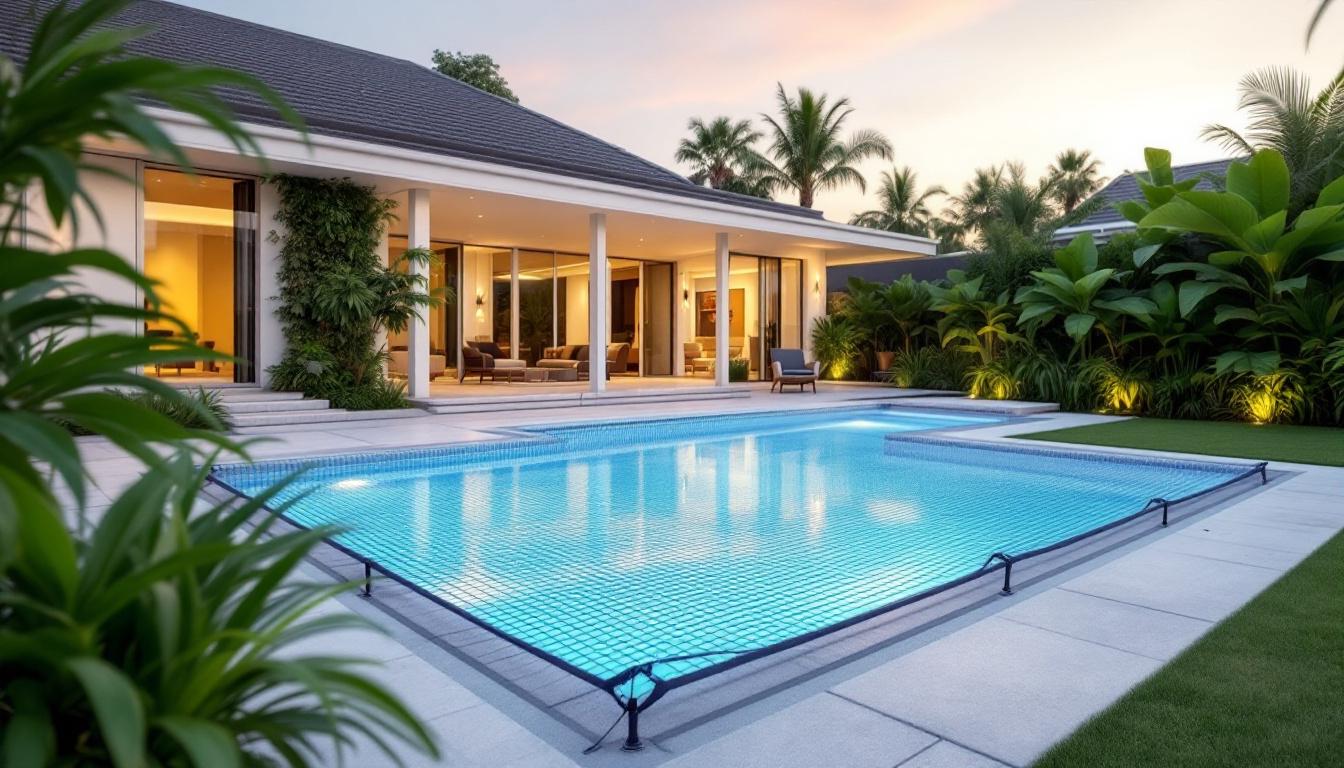 découvrez comment un filet de sécurité de piscine sur mesure assure la protection optimale de vos enfants, garantissant leur sécurité tout en préservant l'esthétique de votre piscine.