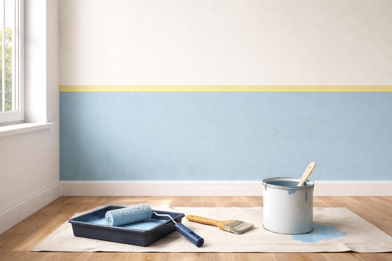 découvrez nos conseils pratiques pour réussir une peinture murale bicolore avec une démarcation parfaite et donnez du style à votre intérieur en toute simplicité.