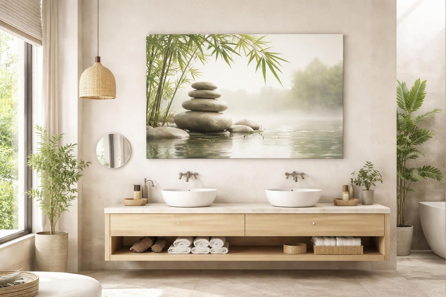 découvrez comment choisir une toile zen idéale pour votre salle de bain afin de créer un espace apaisant et favoriser la détente au quotidien.