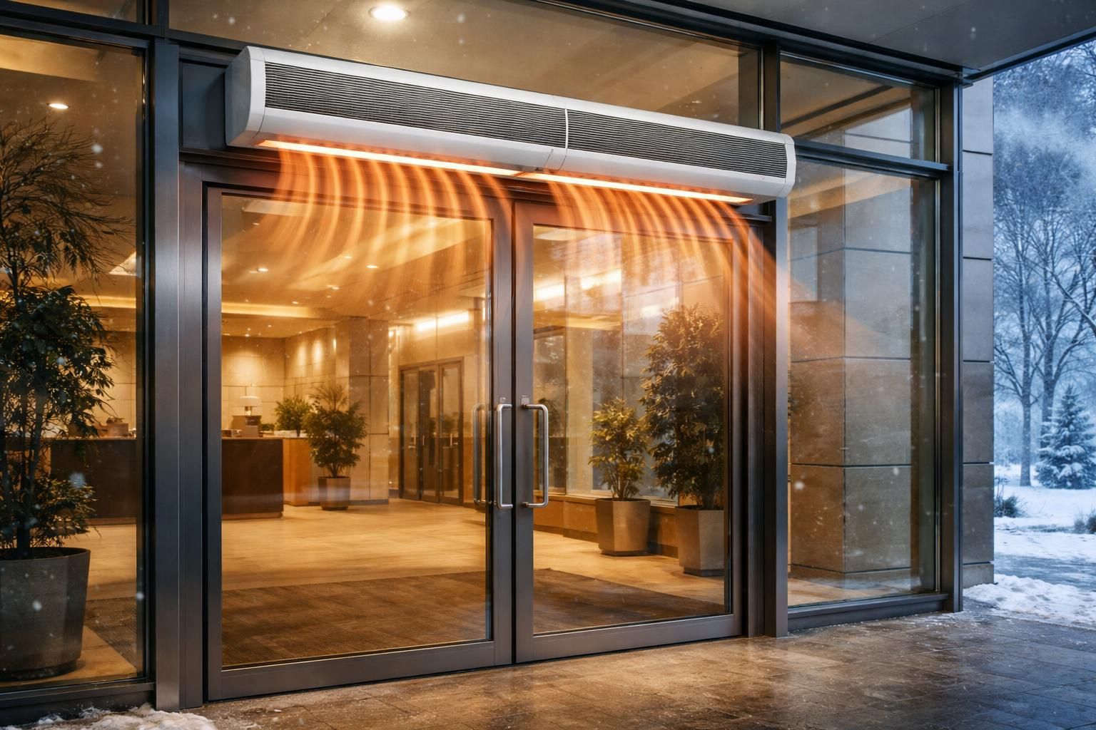 découvrez comment un rideau d'air chaud professionnel efficace peut vous aider à économiser de l'énergie en maintenant une isolation thermique optimale.