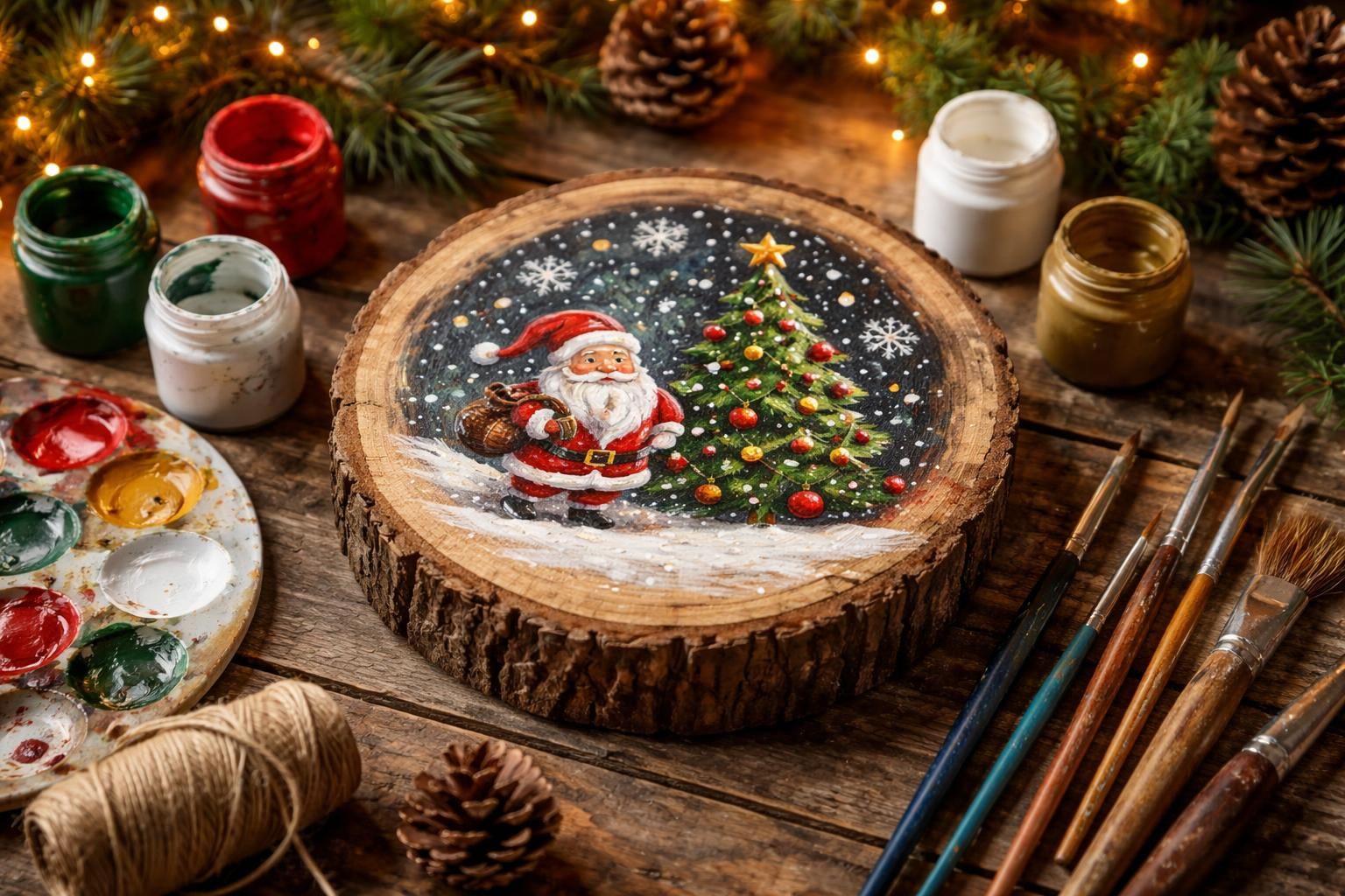 découvrez nos astuces et conseils professionnels pour réussir la peinture sur rondins de bois à l'occasion de noël et créer des décorations uniques et chaleureuses.