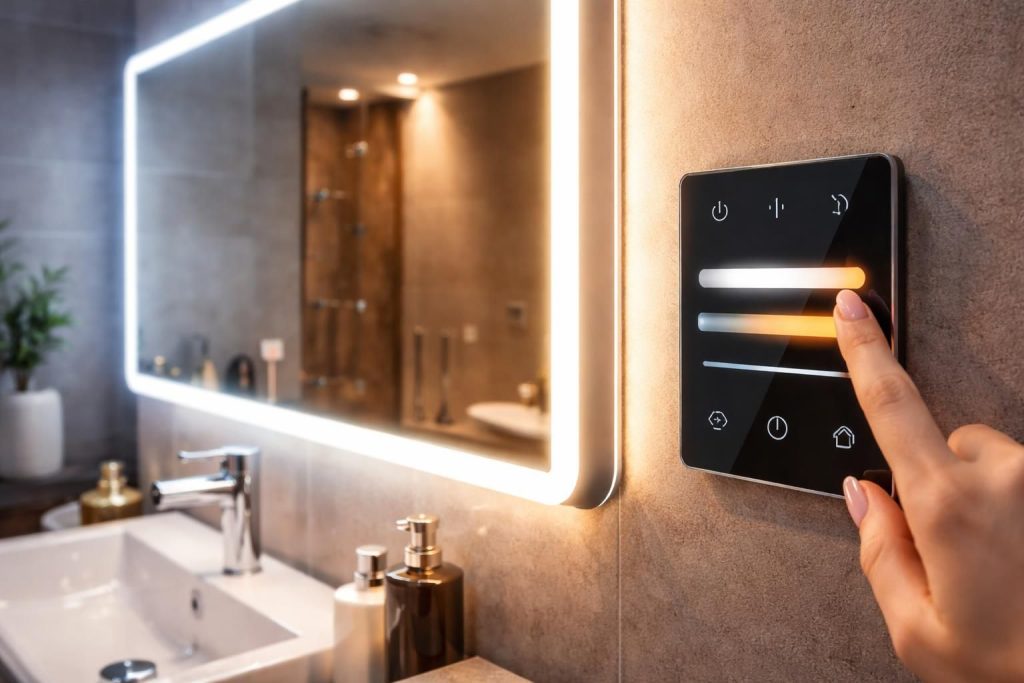 apprenez à changer la led de votre miroir de salle de bain en choisissant les couleurs et les intensités adaptées pour un éclairage personnalisé et agréable.