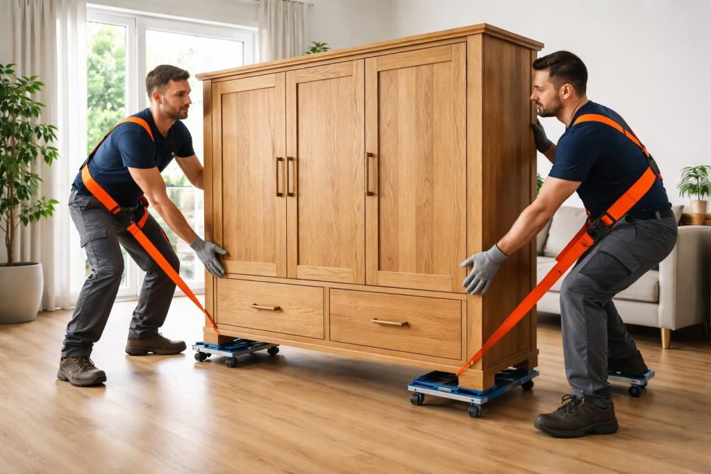 découvrez nos conseils pratiques pour déplacer les meubles lourds en toute sécurité, sans risque de blessure ni d'endommagement.