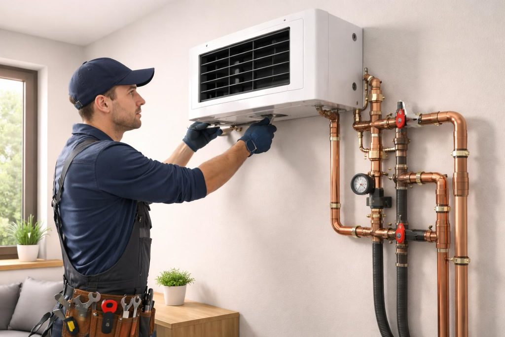 découvrez comment installer un aérotherme eau chaude facilement grâce à notre guide pratique complet avec des conseils d'experts pour un chauffage efficace et sécurisé.