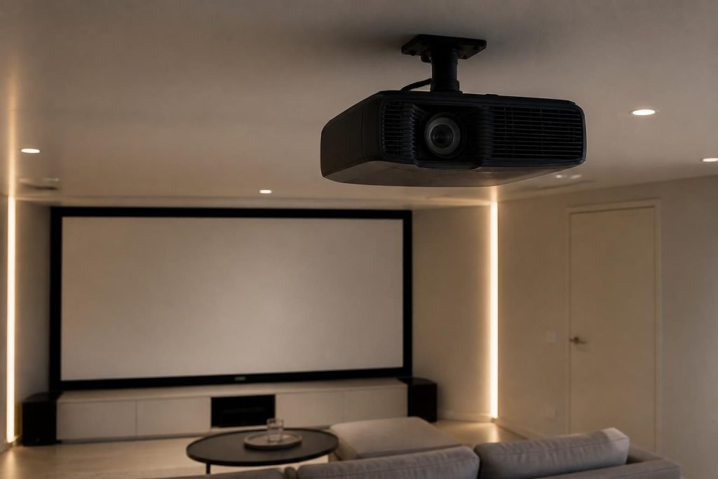 découvrez comment intégrer parfaitement votre vidéoprojecteur acer au plafond avec un support adapté et un alignement précis pour une expérience visuelle optimale.
